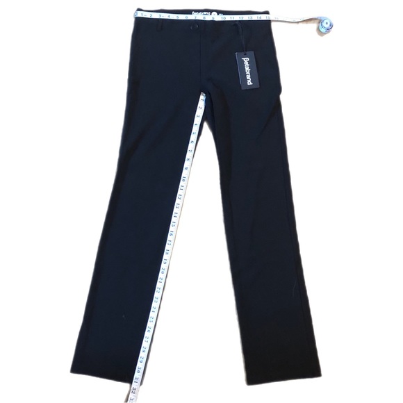 Betabrand Straight Leg Black Yoga Dress Pant Sz M NWT - Picture 7 of 7